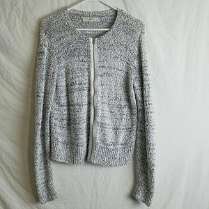 Loft Ann Taylor Zip Sweater Size L